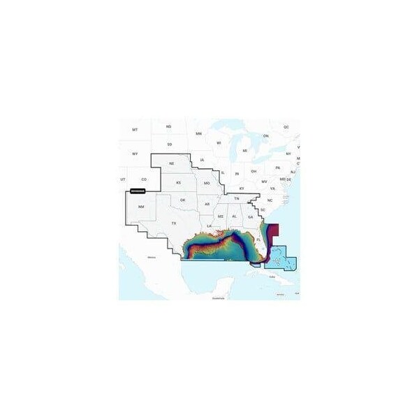 Garmin Navionics Vision+ U.S. South - Lakes, Rivers And Coastal Marine Charts Nvus006R GAR010-C1290-00 - main